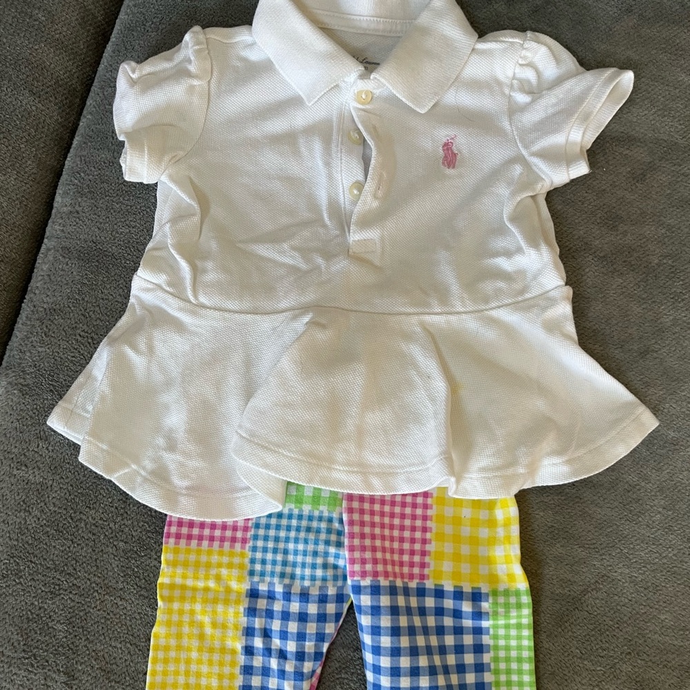 Ralph Lauren White Polo Shirt